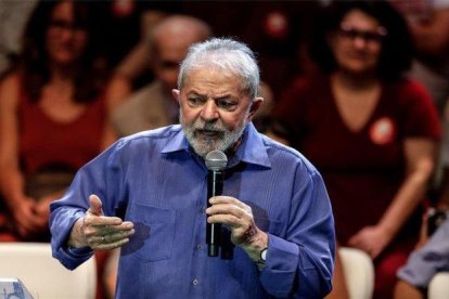 Luiz Inácio Lula da Silva en un evento público.-EFE