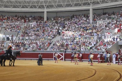 El Coliseum durante una de las citas taurinas celebradas en  la capital-