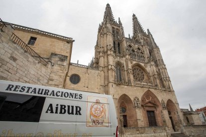 En los próximos días la empresa Aibur colocará el andamiaje para poder realizar los trabajos. TOMÁS ALONSO