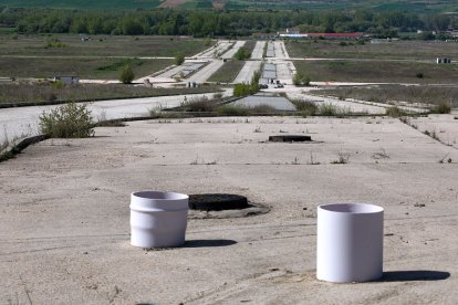 Estado actual de las paralizadas obras del parque tecnológico. TOMÁS ALONSO