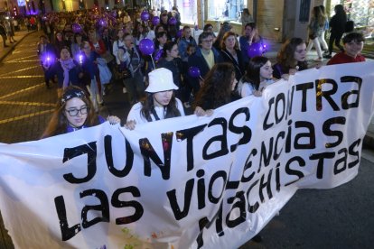 Imagen de archivo de una manifestación contra la violencia de género. RAÚL G. OCHOA