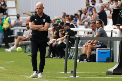 Calero da descanso hoy a la plantilla blanquinegra. SANTI OTERO