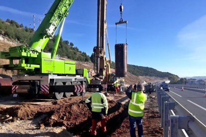 Las obras en la BU-30 ya han comenzado. Ministerio de Transportes.