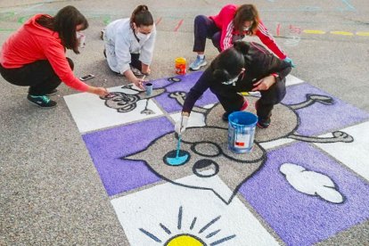 La Concejalía de Cultura de Aranda pintará en los colegios que lo pidan. ECB