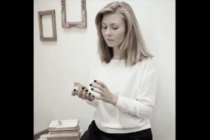 La escritora rumana Tatiana Tîbuleac.-