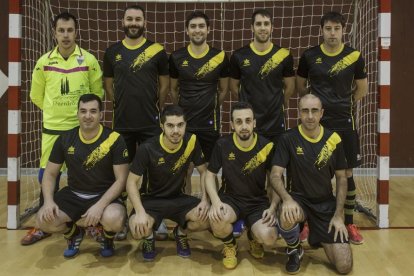 Plantilla del equipo Bar Salo, que ocupa la primera posición en el Grupo A del torneo masculino-Santi Otero
