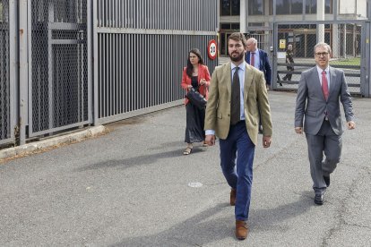 El vicepresidente de la Junta de Castilla y León, Juan García-Gallardo, visita la central nuclear de Santa María de Garoña.ICAL