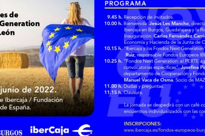 Detalles de la jornada de Ibercaja y El Correo de Burgos.