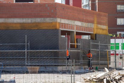 La obra del Centro de Salud del Silo, en una imagen de septiembre. TOMÁS ALONSO