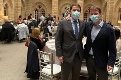 Mañueco y Suárez, en El Espino hace dos semanas.
