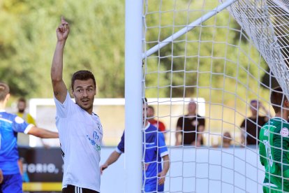 Nacho Heras, jugador del Burgos Promesas. TOMÁS ALONSO