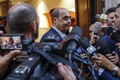 Nicola Zingaretti, secretario del Partido Demócrata.-EFE EPA FABIO FRUSTACI