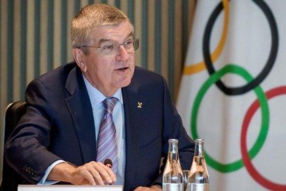 El presidente del COI, Thomas Bach.-