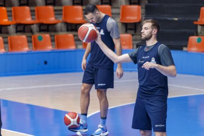 El alero norteamericano durante un entrenamiento. SANTI OTERO