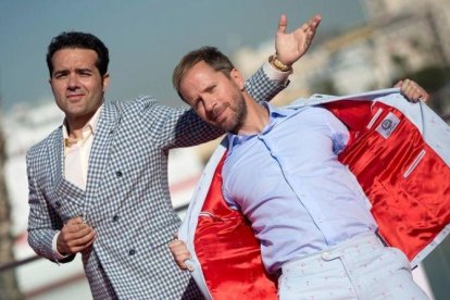 Alfonso Sánchez (izquierda) y Alberto Pérez, en Málaga.-EFE / DANIEL PÉREZ