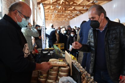 Luis Briones, en la Feria de la Trufa. ECB