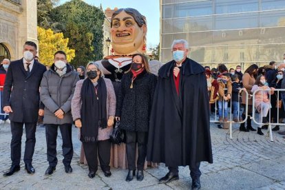 José Ignacio Delgado, junto a concejales de Cs en el Ayuntamiento de Burgos. ECB