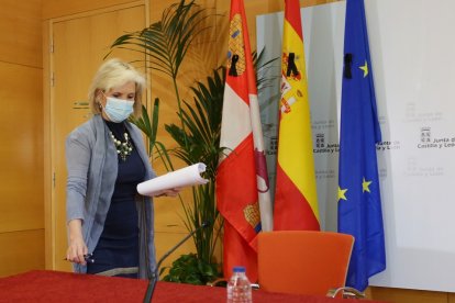 Consejera de Sanidad, Verónica Casado. -E.M.
