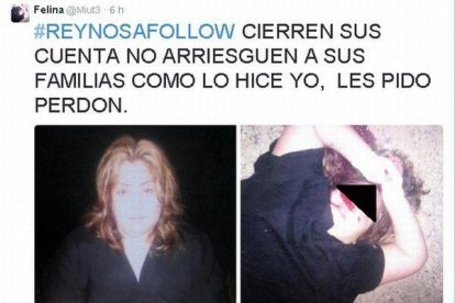 Último tweet colgado en la cuenta de la periodista asesinada.-