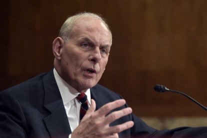 Kelly fue jefe de gabinete de Trump entre julio de 2017 y enero de 2019.-AP