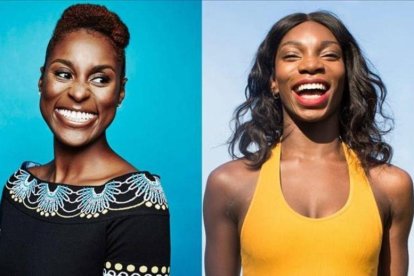 Issa Rae, a la izquierda, y Michaela Coel.-