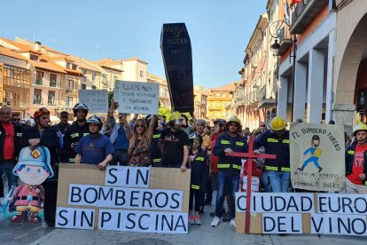 Los bomberos de Aranda llevan tiempo reivindicando el segundo retén por seguridad