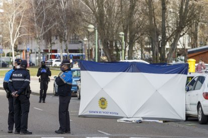 Imagen del lugar del atropello mortal en Obdulio Fernández. SANTI OTERO