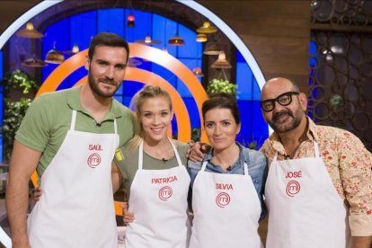 Saúl Craviotto, Patricia Montero, Sílvia Abril y José Corbacho, los cuatro finalistas de la segunda edición de Masterchef celebrity (TVE-1).-RTVE
