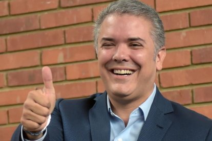 Iván Duque. /-AFP / RAUL ARBOLEDA