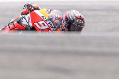 Márquez, en acción.-