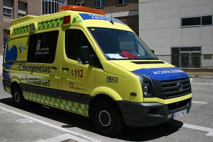 Cuatro de los heridos fueron trasladados al HUBU en ambulancia. ECB