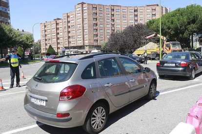 Imagen de las obras en la glorieta de Bilbao.-RAÚL G. OCHOA