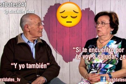 Florencio y Matilde, dos ancianos en 'First dates' (Cuatro).-