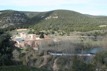 San Pedro de Arlanza visto desde San Pelayo, punto impresindible del Románico burgalés. SODEBUR