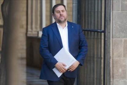 El vicepresidente de la Generalitat, Oriol Junqueras.-FERRAN SENDRA