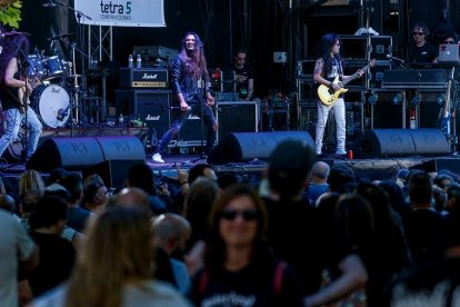 El Zurbarán Rock 2022, todo un ejemplo de civismo según la Policía Local de Burgos. SANTI OTERO