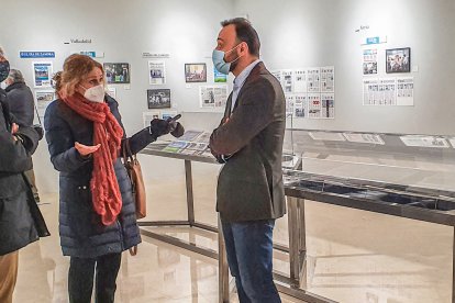 La muestra se puede ver en la Casa de Cultura de Gamonal. L.V.