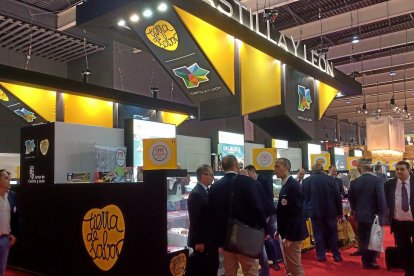 Stand de Castilla y León encabezado por la marca Tierra de Sabor en Alimentaria.