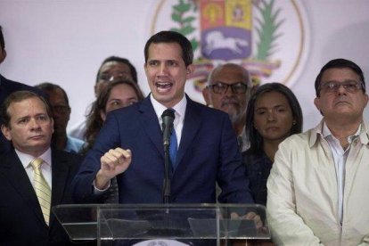 Juan Guaidó, líder opositor en Venezuela.-EFE