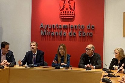 Presentación del nuevo campus de la Universidad de Burgos (UBU) en Miranda de Ebro. UBU