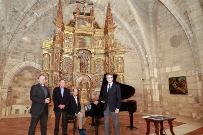 Instante de la presentación de Retablo Sonoro. TOMÁS ALONSO