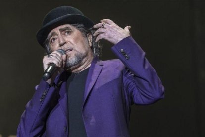 Joaquín Sabina, el pasado mes de mayo en el Palau Sant Jordi.-FERRAN SENDRA