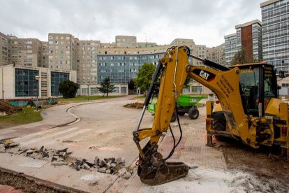 Obras de ampliación de la residencia de mayores de la Fundación Caja de Burgos. SANTI OTERO