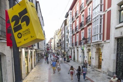 Promoción de la campaña en el centro de la ciudad.-ISRAEL L. MURILLO