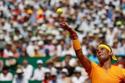 Nadal, en su semifinal ante Dimitrov-REUTERS