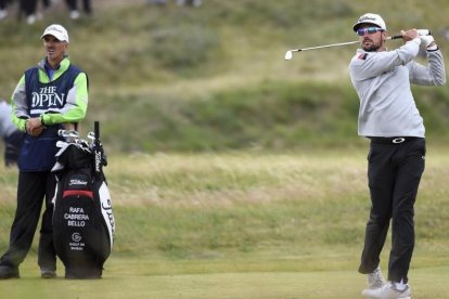 Rafa Cabrera, en el Royal Birkdale-EFE / ANDY RAIN