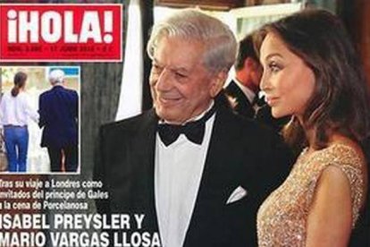 La revista '¡Hola! ha publicado la exclusiva sobre la nueva relación entre Vargas Llosa e Isabel Preysler.-