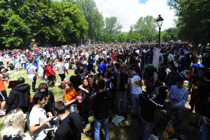 Celebración de la fiesta de El Parral en el Curpillos de 2019. ISRAEL L. MURILLO