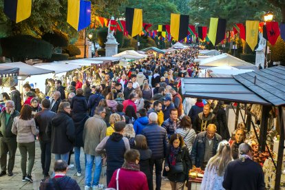 Burgaleses y visitantes disfrutan de la segunda jornada del Burgos Cidiano 2022. TOMÁS ALONSO