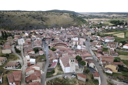 Vista aérea de Huerta de Rey. ISRAEL L. MURILLO